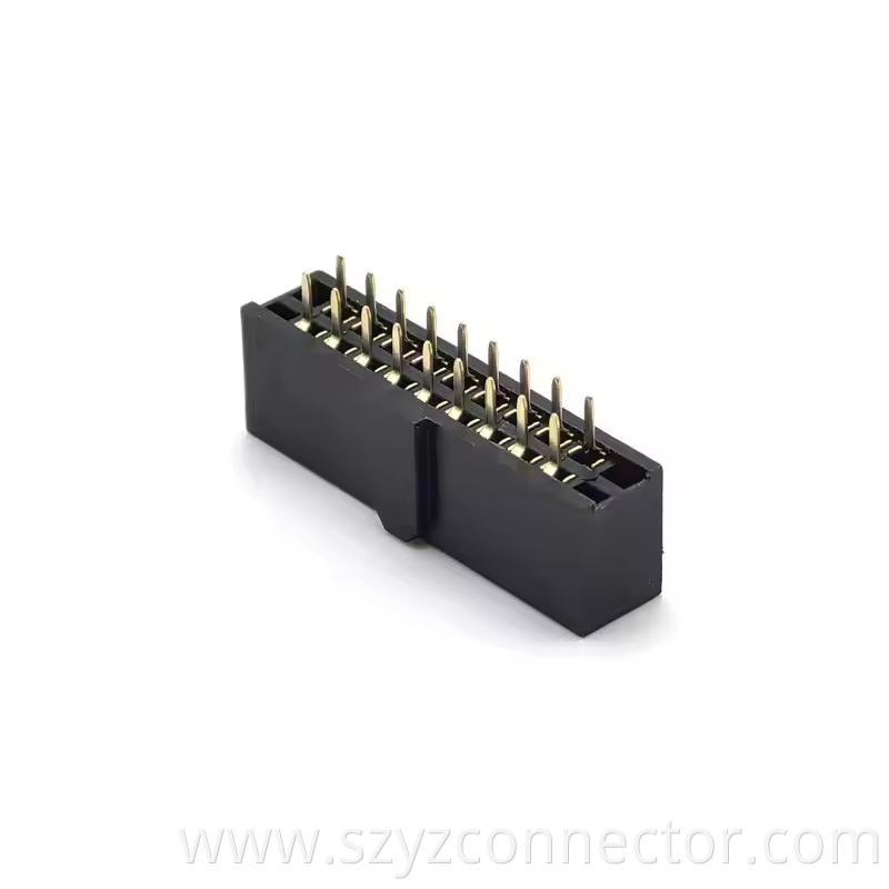 2.54mm Pitch Female Header Dual Row Straight H8.5mm U TYPE 29P (2)